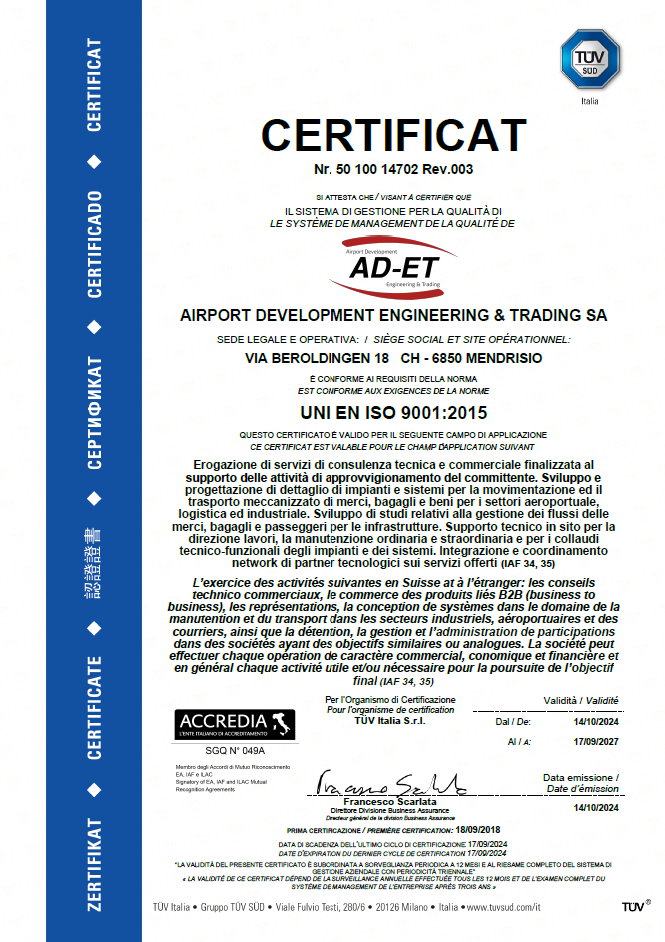 Cert. ISO FR